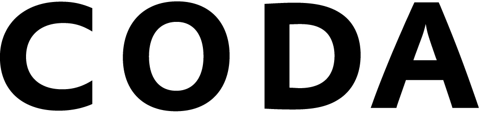 CODA logo zwart